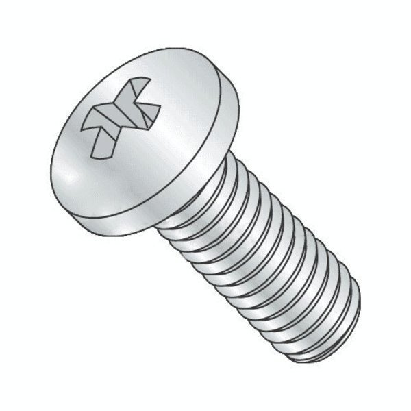 #10-24 x 5 in Phillips Pan Machine Screw, Zinc Plated Steel, 100 PK, Newport Fasteners, Mfr#: 678780-100